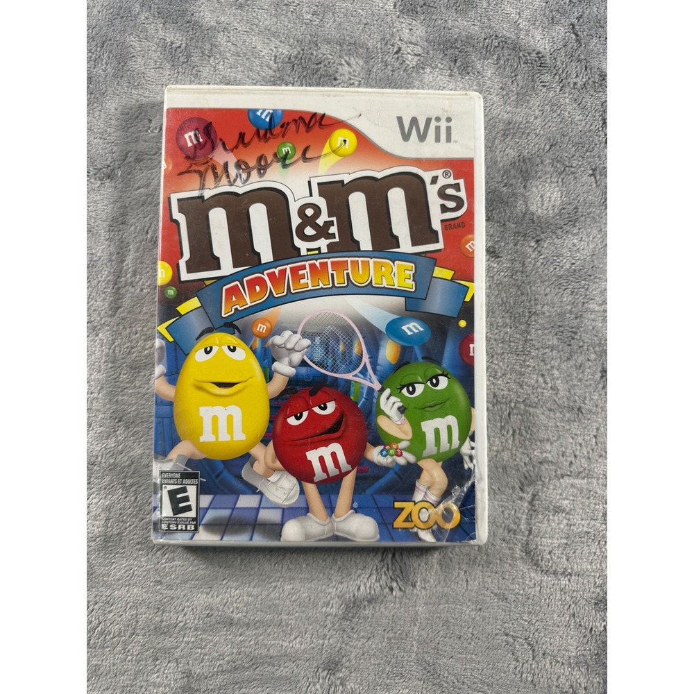 M&M's Adventure Nintendo Wii Game Complete CIB‎ With Manual RVL P R2ME